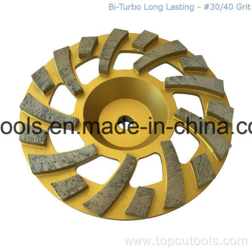 Diamond Grinding Cup Wheel with Special Desings for Concrete and Stone